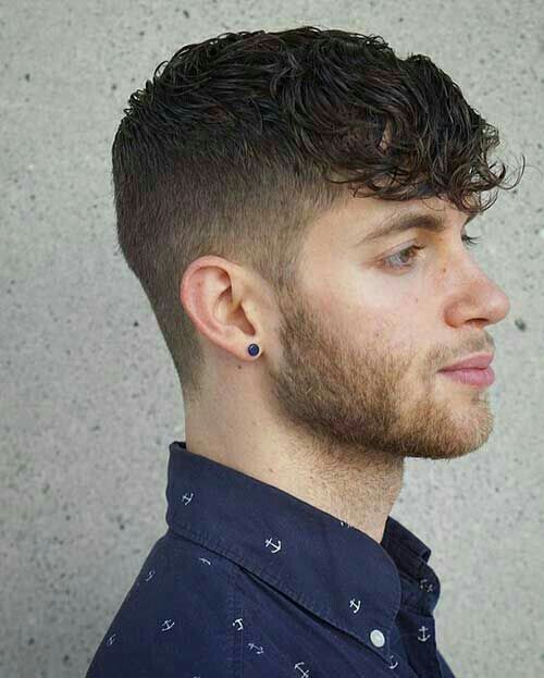 Low Taper Fade With Short Fringe