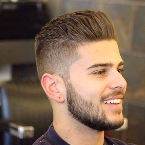 Long Hair With Low Taper Fade