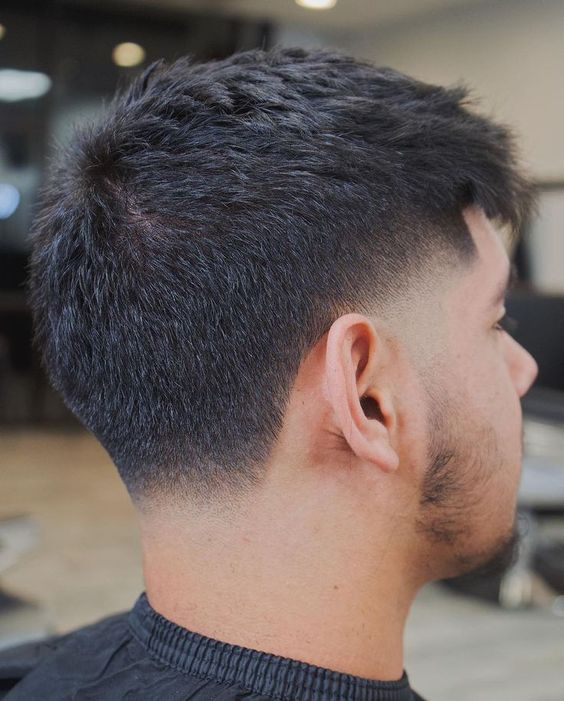 Low Taper Fade Short On Top