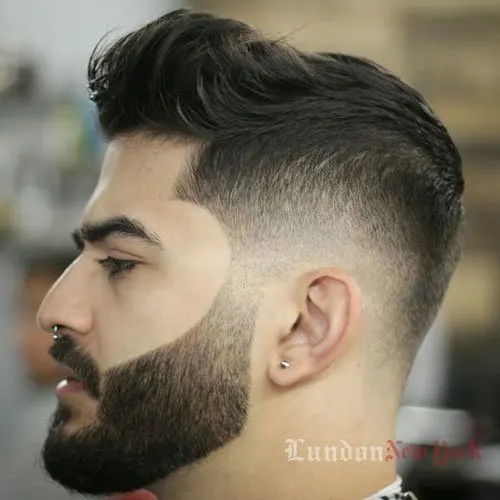 Low Taper Fade With Beard