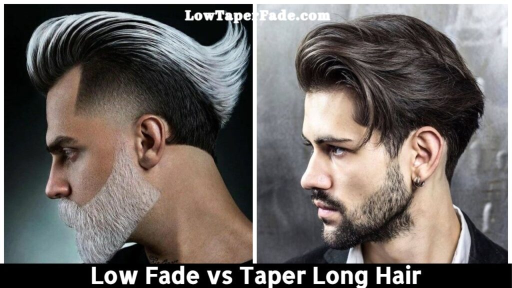Low Fade vs Taper Long Hair