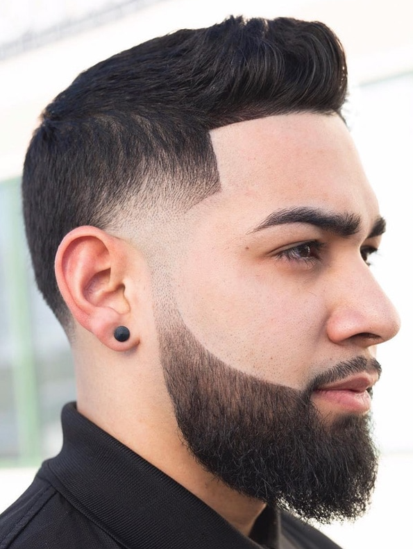 Hispanic Low Taper Fades With Beard