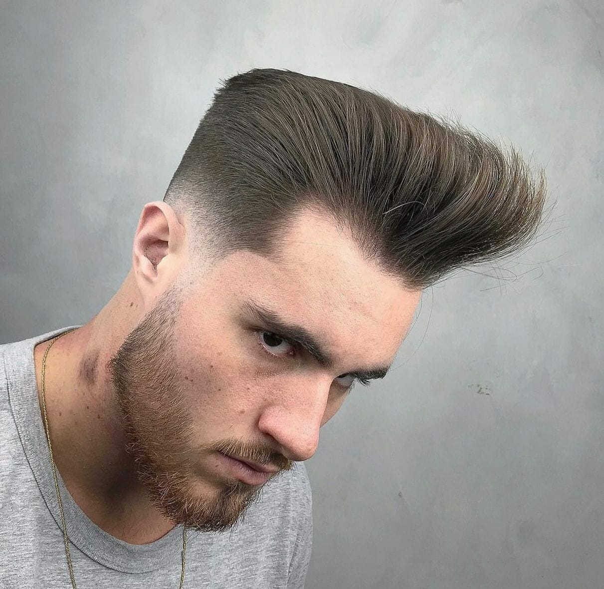 Low Taper Fade With Long Hair On Top
