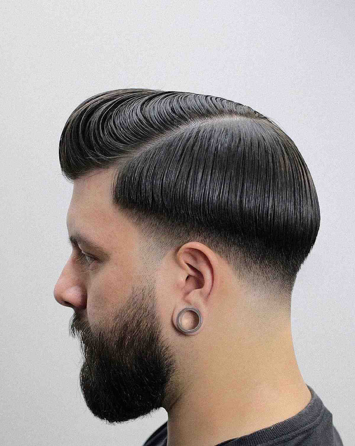 Low Taper Fade Comb Over