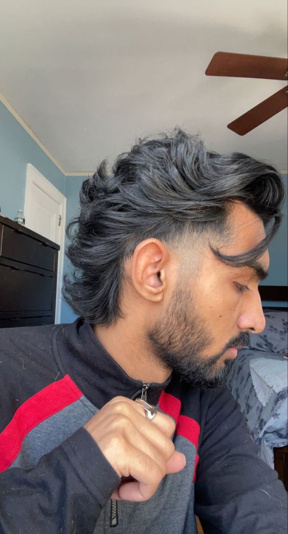 Classy Mullet with Low Taper