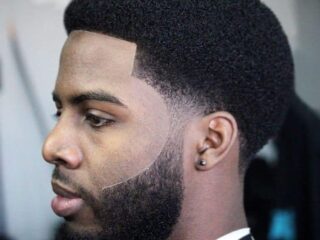 Low Taper Black Male Haircut