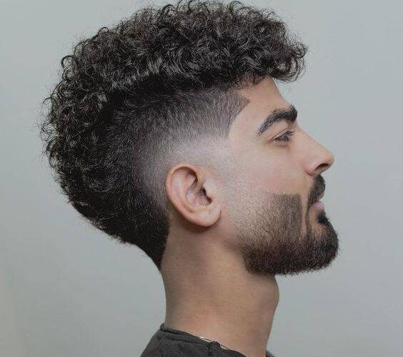 Low Taper Fade Curly Hair Ideas