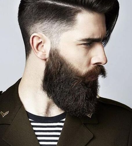 Low Taper Fade With Beard