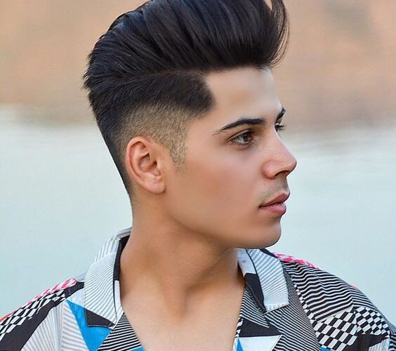 Mesmerizing Straight Hair Burst Fade Styles