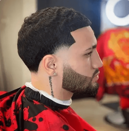38 Captivating Low Taper Edgar Haircuts for Men's 33 Low Taper Edgar Haircut With Beard