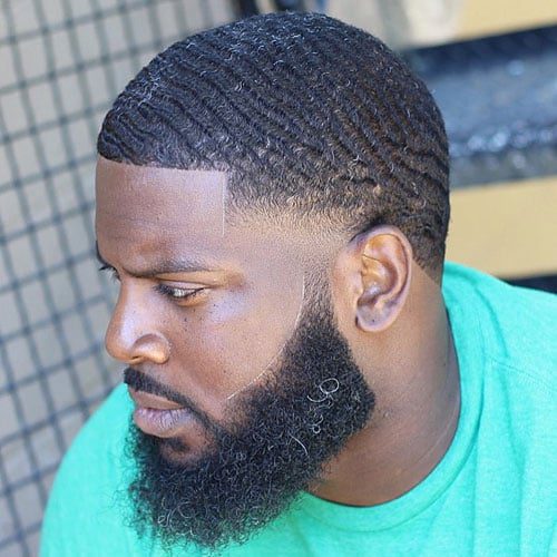 Low Bald Taper Fade Black Male