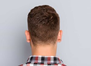 Low Taper Fade Tape back side