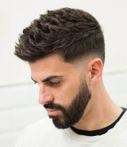 Spiky Taper Fade