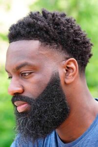 Taper Fade With Beard