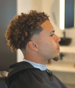 Low Taper Curly Afro