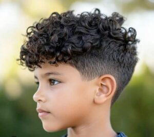 Low Taper Curly Hair Kids