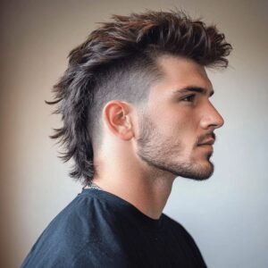 Low Taper Mohawk Mullet