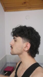 Low Taper Mullet With Beard