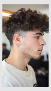 Low Taper Wavy Mullet