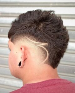 Burst Fade Back Design