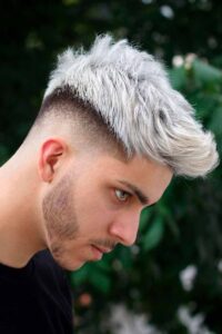 Curly Wavy Hair Clean Burst Fade