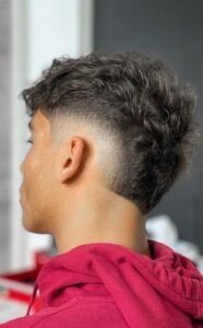 Burst Fade With V Design