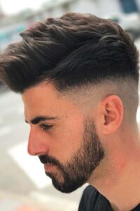 Comb Over Messy Hair