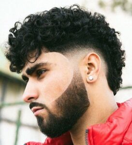 Hispanic Low Taper Fade Curly Hair