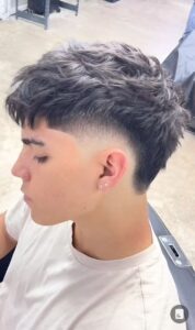 Hispanic Low Taper Fade Curly Top