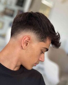 Low Burst Fade Mullet
