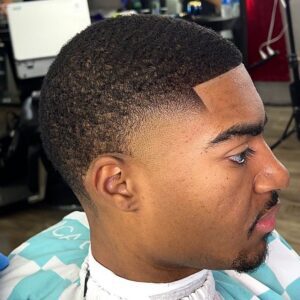 Low Taper Fade Afro Hair