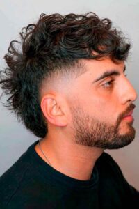 Low Taper Fade Flat Top Mullet