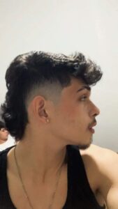 Low Taper Fade Mohawk Mullet