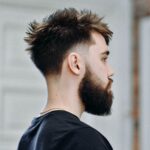 Low Taper Fade Straight Hair