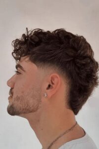 Low Taper Fade Straight Spiky Hair