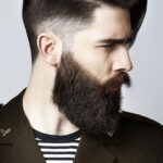 Low Taper Fade With Beard