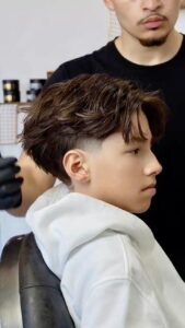 Low Taper Middle Part