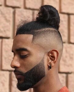 Man Bun Low Taper Fade Tape Up