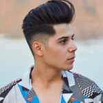 Mesmerizing Straight Hair Burst Fade Styles