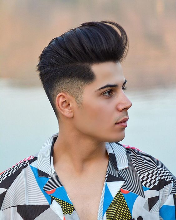 Mesmerizing Straight Hair Burst Fade Styles