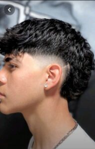Mohawk Taper Fade with Design