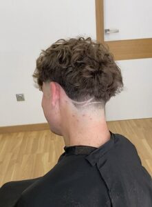 Taper Fade Comb Over Design