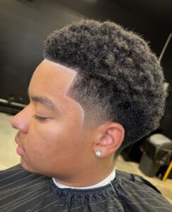 Taper Fade Low Afro