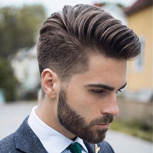Low Taper Fade Comb Over