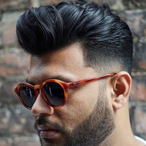 Long Hair With Low Taper Fade