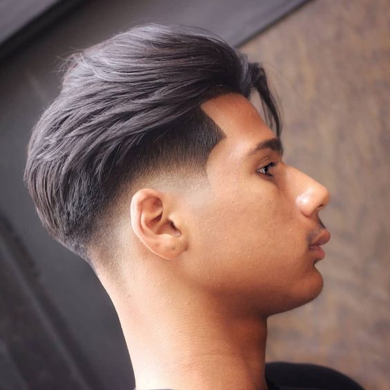 Low Taper Fade Long Hair On Top