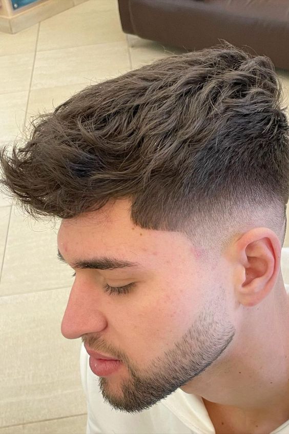 Low Taper Fade Textured Top