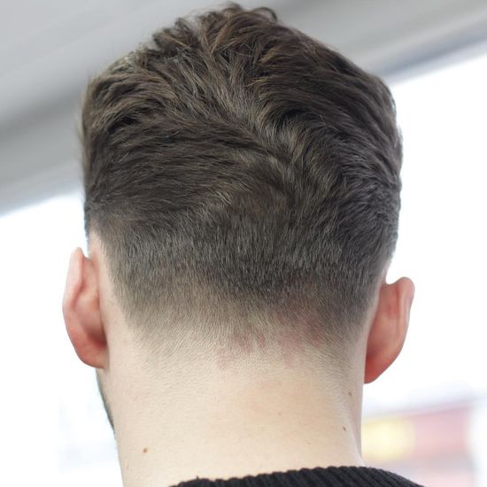 Low Taper Fade Back Of Head