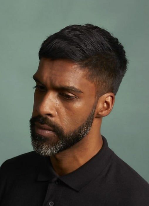 Low Taper Fade Short Hair Black