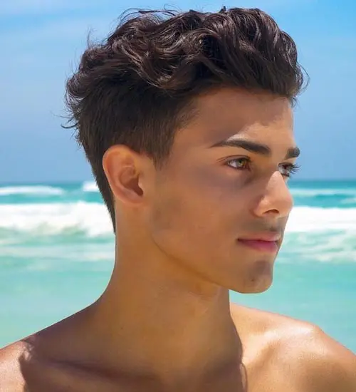 Hispanic Low Taper Fade Curly Hair